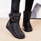 Esme | Quilted Waterproof Ankle Boots with Buckle and Chunky Sole