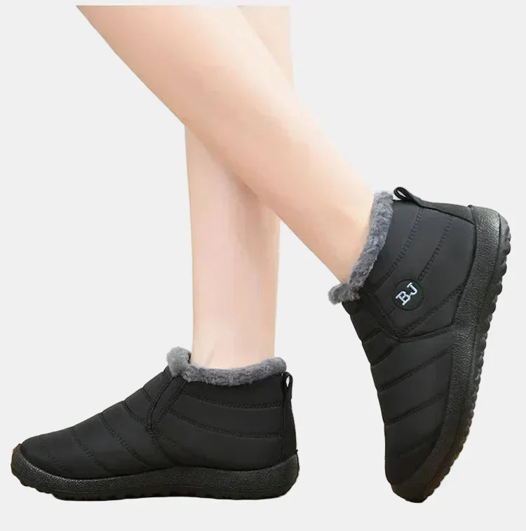 Briar | Quilted Fleece Lined Waterproof Ankle Boots