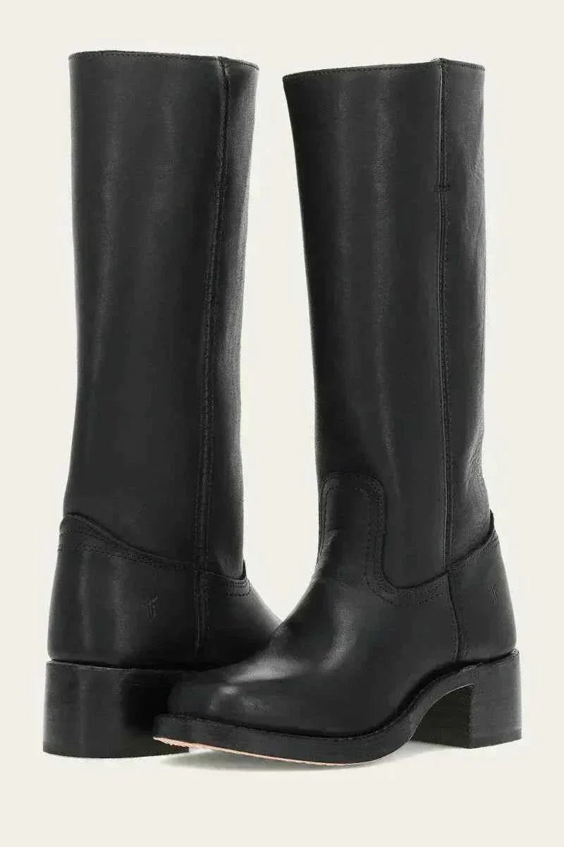 Women's Western Ankle Boots Block Heel Decorative Stitching
